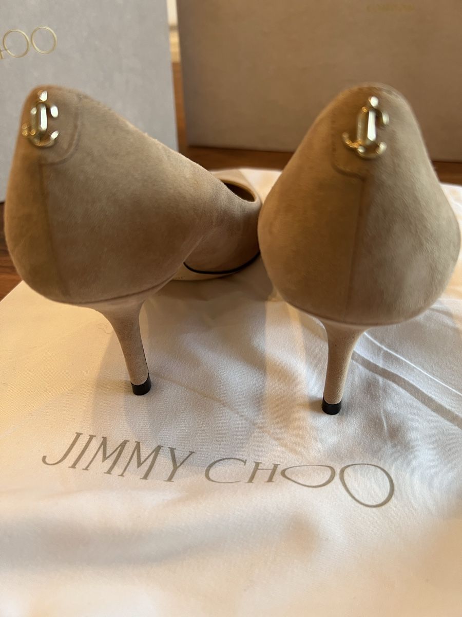 Scarpe da donna: Jimmy Choo Pumps Gr. 36 Wildleder beige – Usato da Basel venduto da Peonia2010 3
