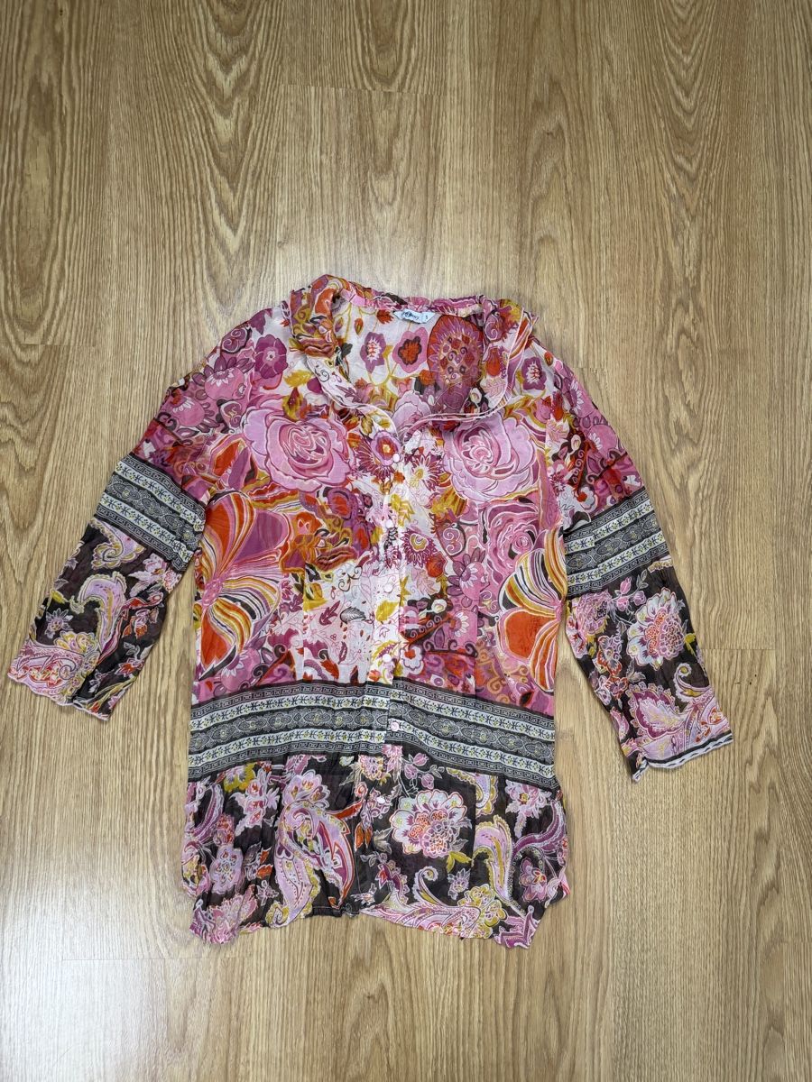 Chemisiers: Chiffon Blouse floral print size S – D'occasion à Knonau par Grapesvintage 3