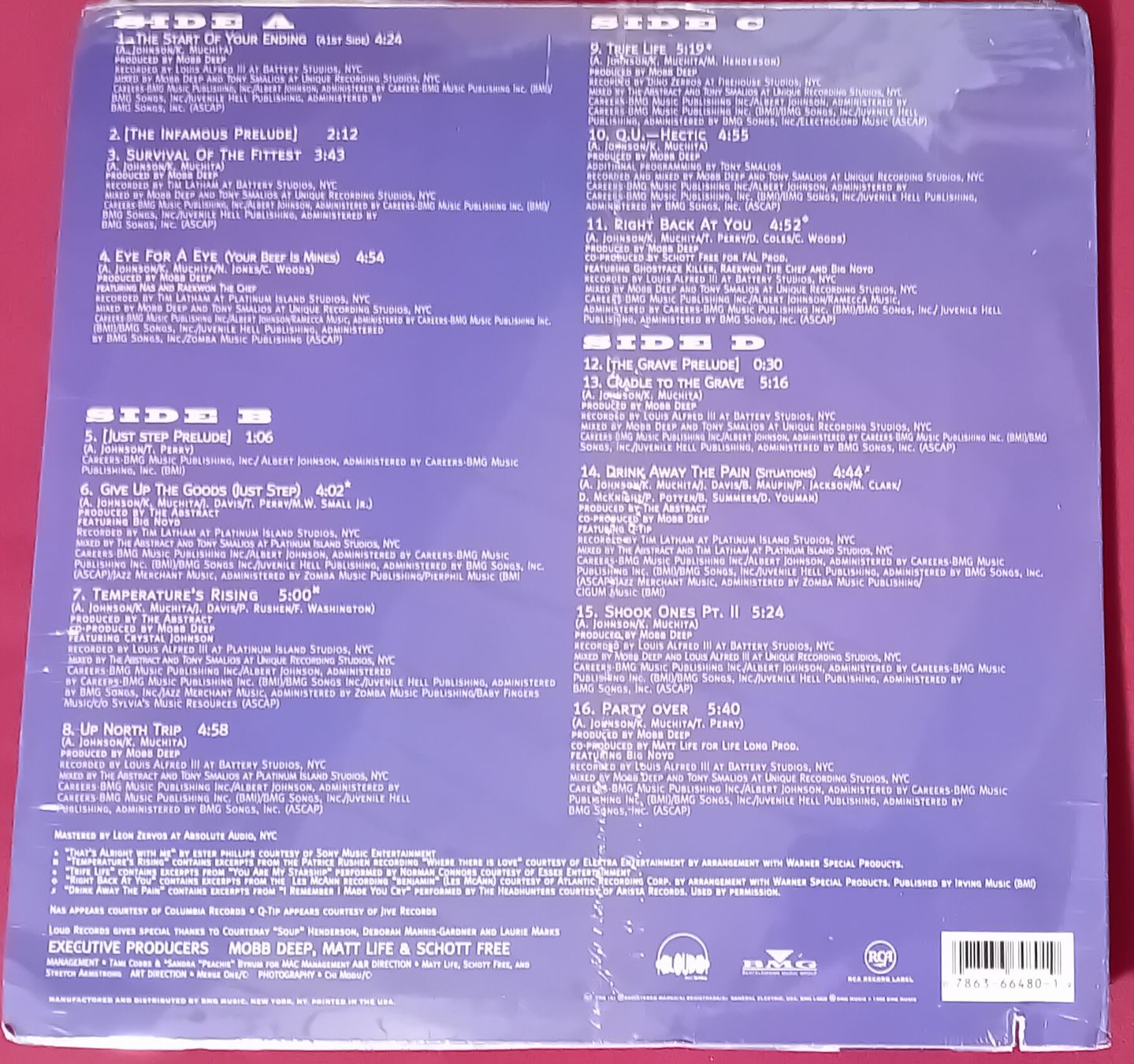 Dischi in vinile: Mobb Deep - The Infamous (1995) US - Sealed - first press – Nuovo e nell'imballaggio originale da Oeschenbach venduto da 1951PG 1