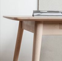 Design Esstisch aus Massivholz - Buche 180×90cm