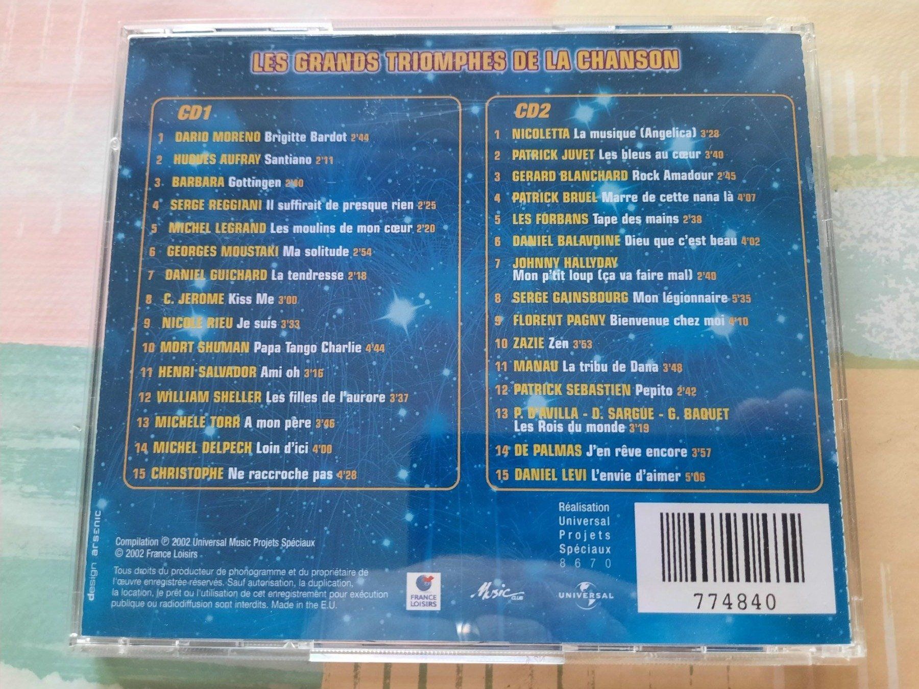 CDs: Cd Les grands triomphe de la chansons ( 2 Cds ) – Gebraucht aus Pully von bro_n52j 2