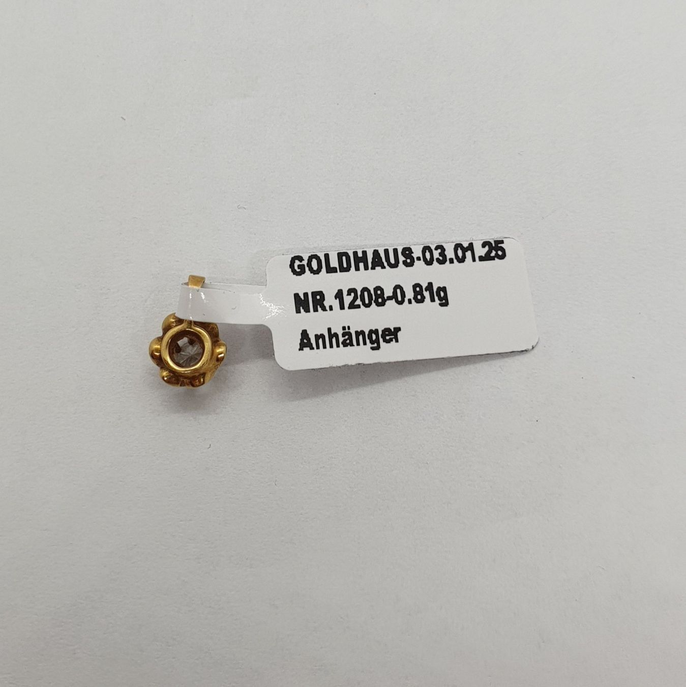 Ciondoli: Echt 18K Gold - Diamant Anhänger – Usato da Luzern venduto da Luzern-Goldhaus 1