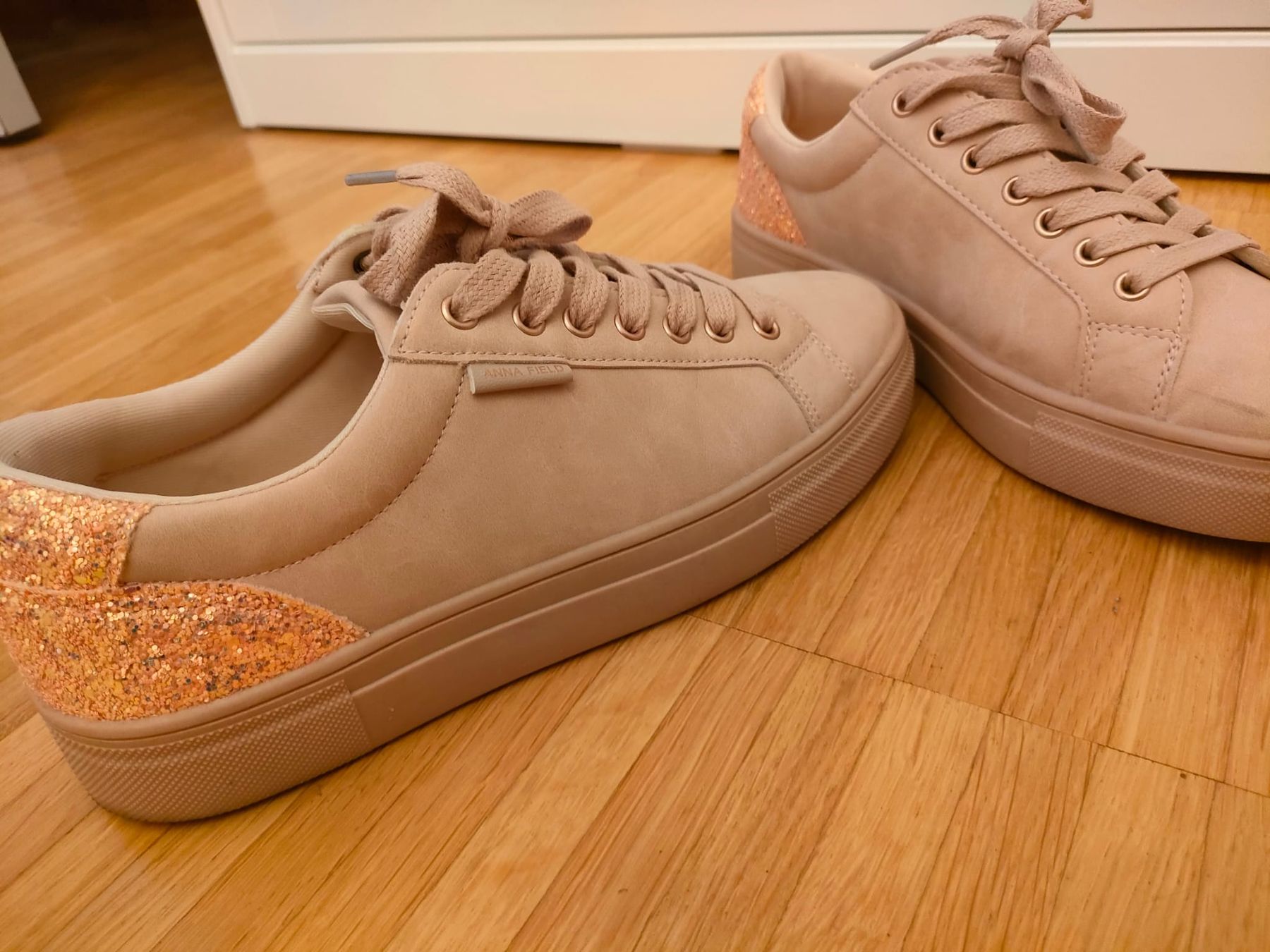 Anna Field Scarpe da donna: Sneaker Anna Field Gr.39 rosa mit Glitzer – Usato da Bellach venduto da TORA4