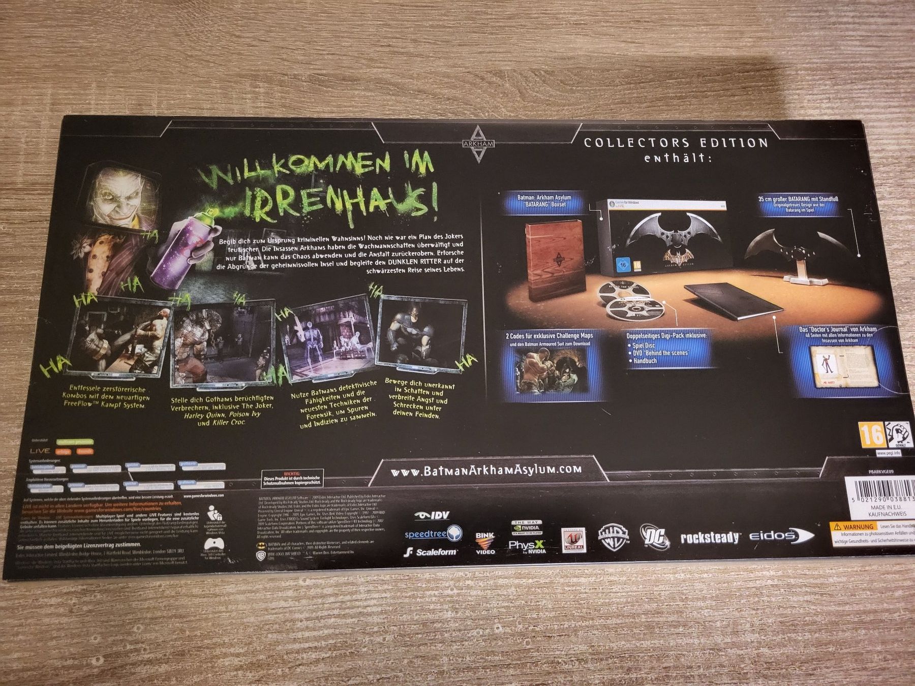 Microsoft Jeux: Batman Arkham Asylum Collectors Edition PC – D'occasion à Gossau SG par Bonitoflocken 1