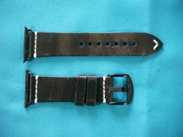 Apple Watch Echtlederarmband Shabby Chic, Steg 35mm