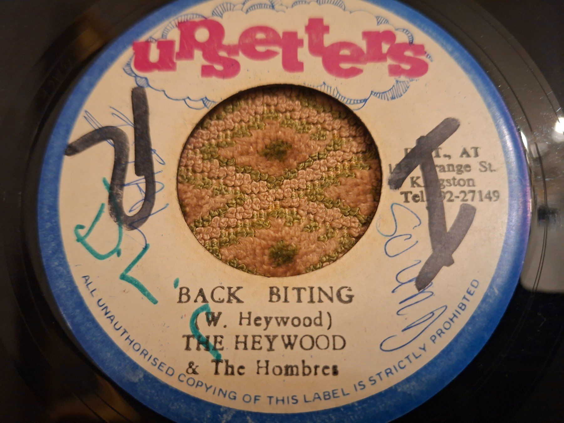 Dischi in vinile: Reggae 7" - The Heywood - Back Biting – Usato da Bernex venduto da Wannabehasbeen01 1