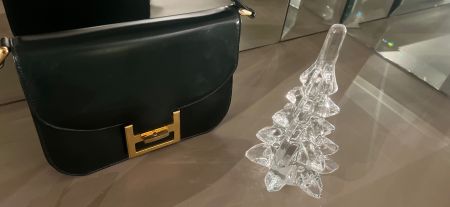Sac vintage années 50-60 vert anglais