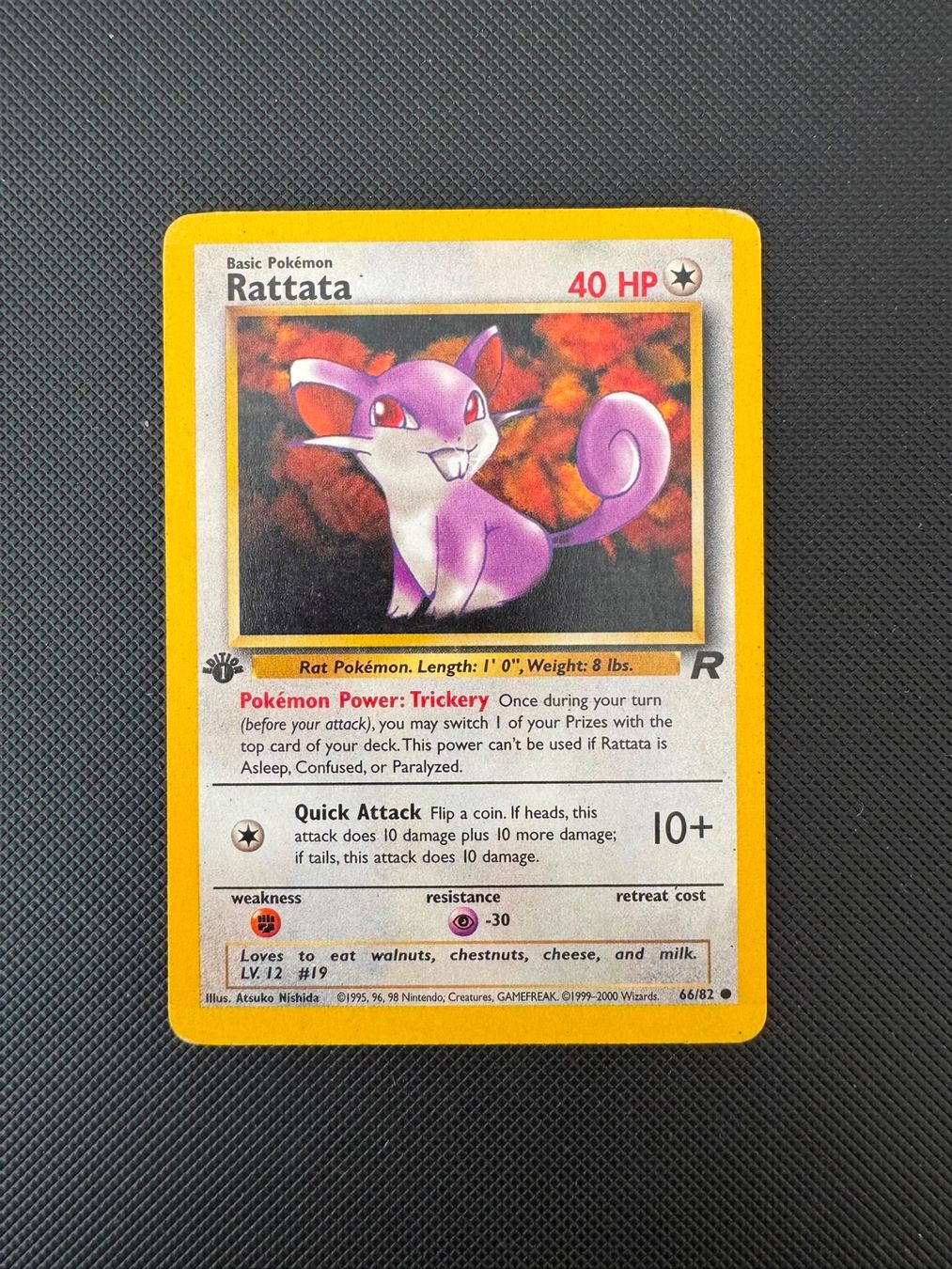 Pokémon Sammelbilder & Trading cards: Pokémon Rattata 1. Edition 66/82 – Gebraucht aus Seuzach von provenzano18