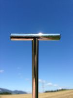 ETAGEREN - STANGE  T-FORM  SILBER FÜR EINE  3-LAGIGE ETAGERE