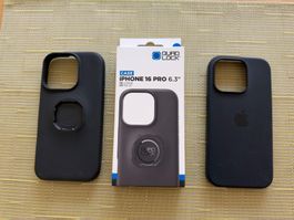 Silikon und Quad Lock Case Apple iPhone 16 Pro neuwertig