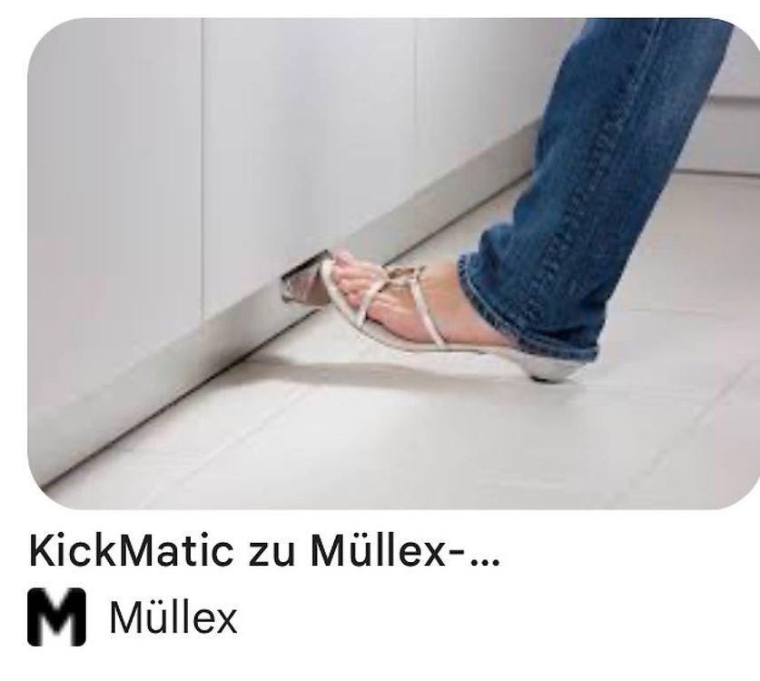 Müllex Abfalleimer: KickMatic zu Müllex-Auszugsystemen ab 2003 – Neu (gemäss Beschreibung) aus Dorf von 400ps