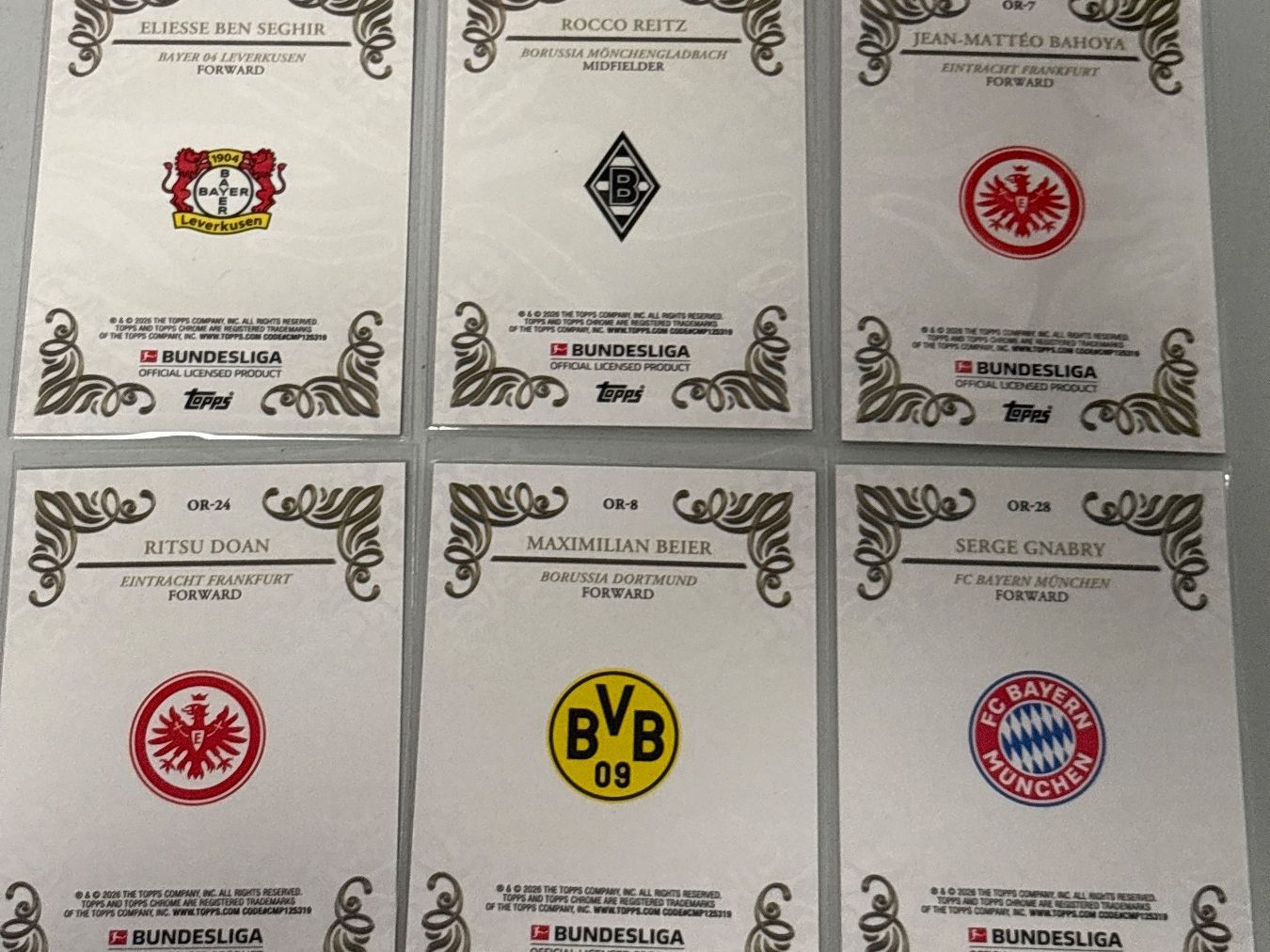 Topps Carte collezionabili: Topps Chrome Ornaments Lot 6 STK – Nuovo (secondo la descrizione) da Oberbuchsiten venduto da Bananefrappe93 1