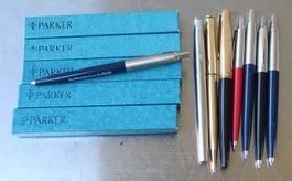 13 alte Parker Kugelschreiber Füller
