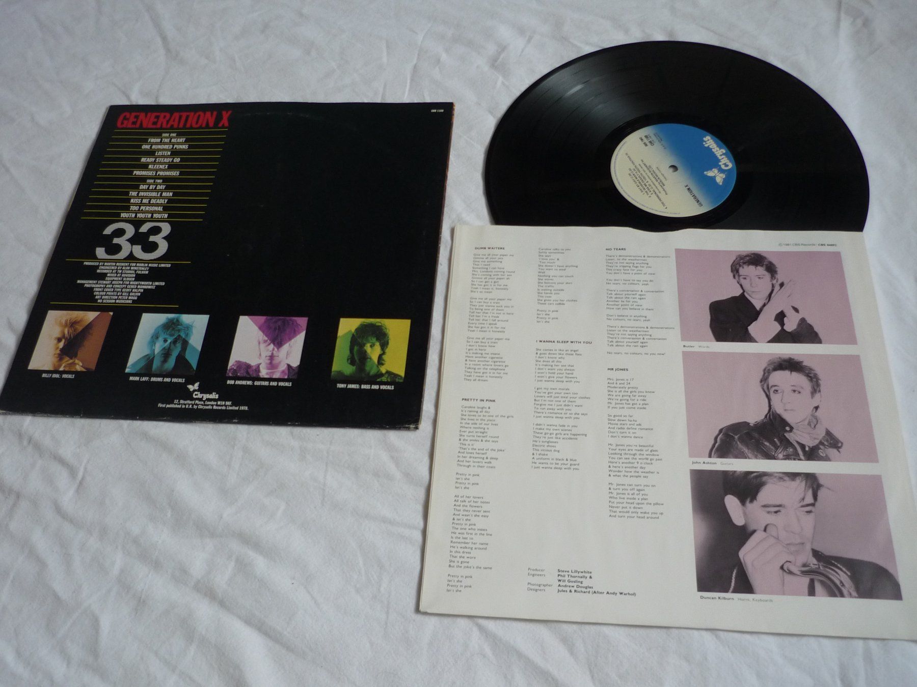 Dischi in vinile: (S) Generation X - Punk  -  TOP Rar Vinyl – Usato da Beringen venduto da Flatretriever 1
