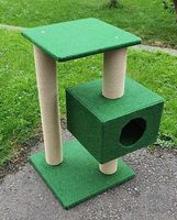 Outdoor Katzenbaum mini montiert Katzenshop Lager NEU