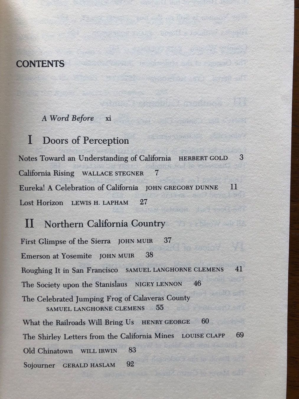 Bücher: UNKNOWN CALIFORNIA Classic & Contemporary Writing – Gebraucht aus Zürich von Upippin 3