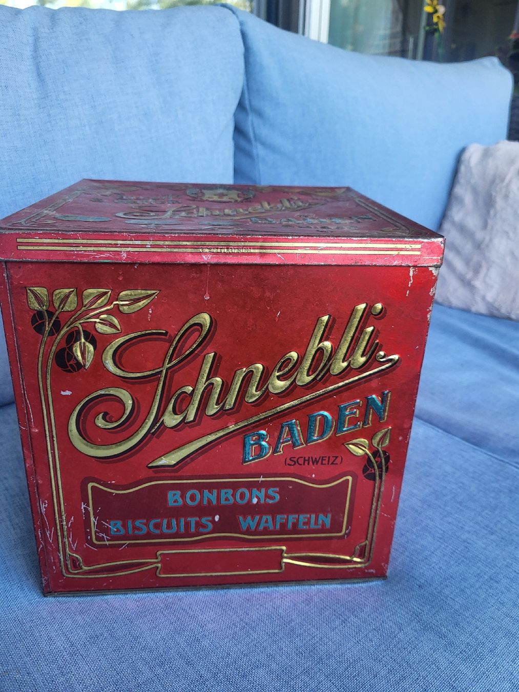 Altre Stoviglie: Blechdose Schnebli Baden Biscuits – Usato da Gutenswil venduto da ghekko88