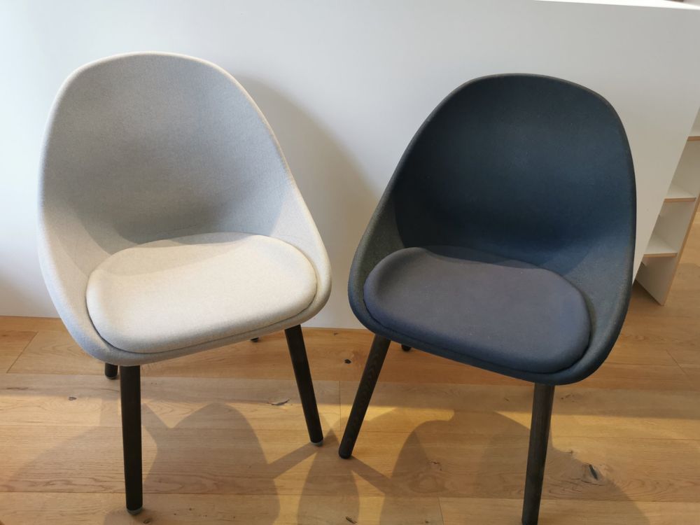 2x Stühle Ikea Baltsar weiss & Taupe Textil (Gebraucht) in Toffen für ...