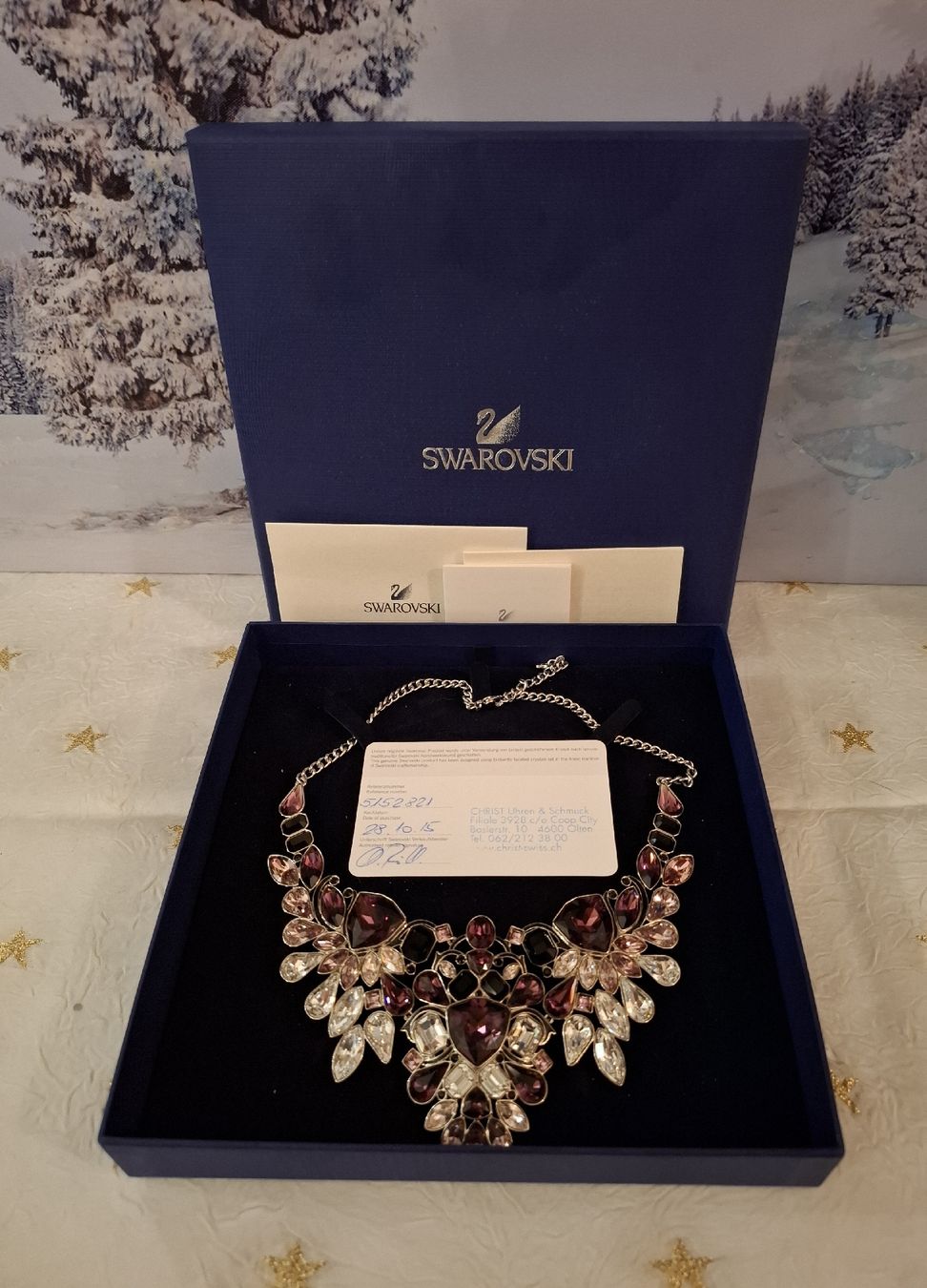Swarovski Catenine: SWAROWSKI IMPULSE BIB HALSKETTE NO.5152821 – Nuovo e nell'imballaggio originale da Gretzenbach venduto da schibaya
