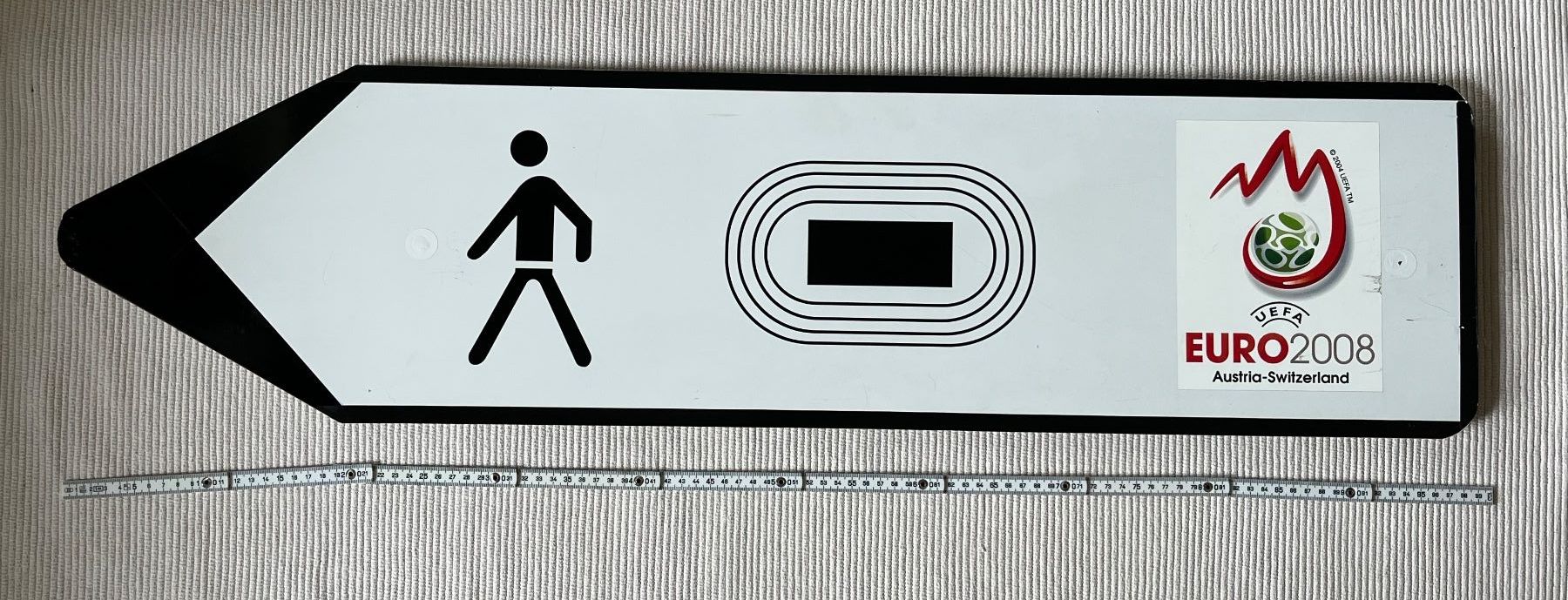 Insegne: EURO 08 Wegweiser / Schild – Usato da Zürich venduto da Gurkis