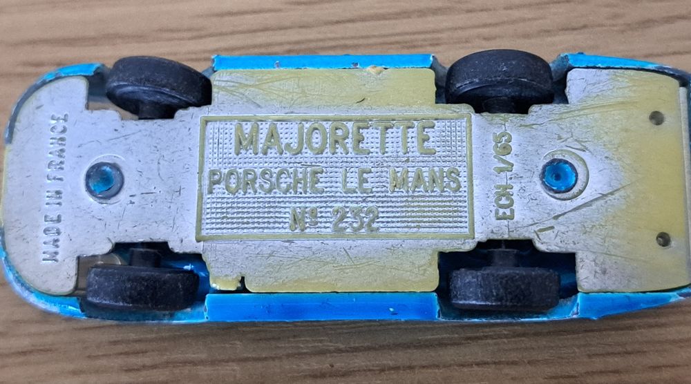 Majorette Alpine F3 N°3 Bleu Métal - Échelle 1/6 - Rare - 1968