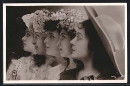 Foto-AK NPG Nr. 385 /2: Fünf hübsche D