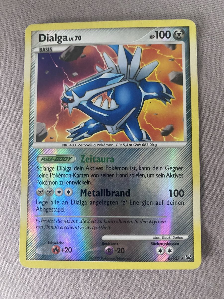 Pokémon Carte collezionabili: Pokemon Karte Dialga – Usato da Dornach venduto da kil_rc55