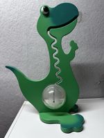 Tirelire dinosaure verte bois pour enfant bon état