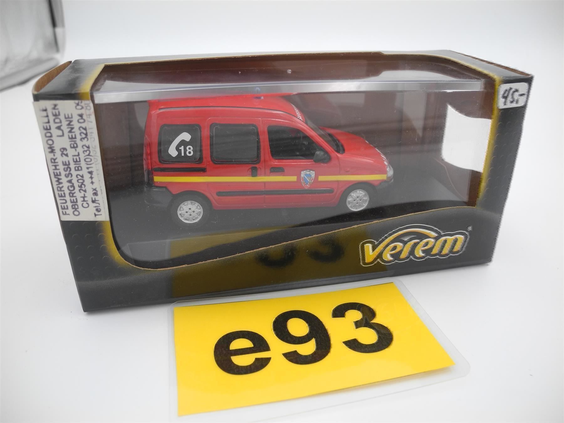 Renault Modellini d'auto: Verem V1109 Renault Kangoo, Nr. e93 – Nuovo e nell'imballaggio originale da Kottwil venduto da Crazyrolf 1