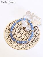 Bracelet en pierres naturelles – Cyanite