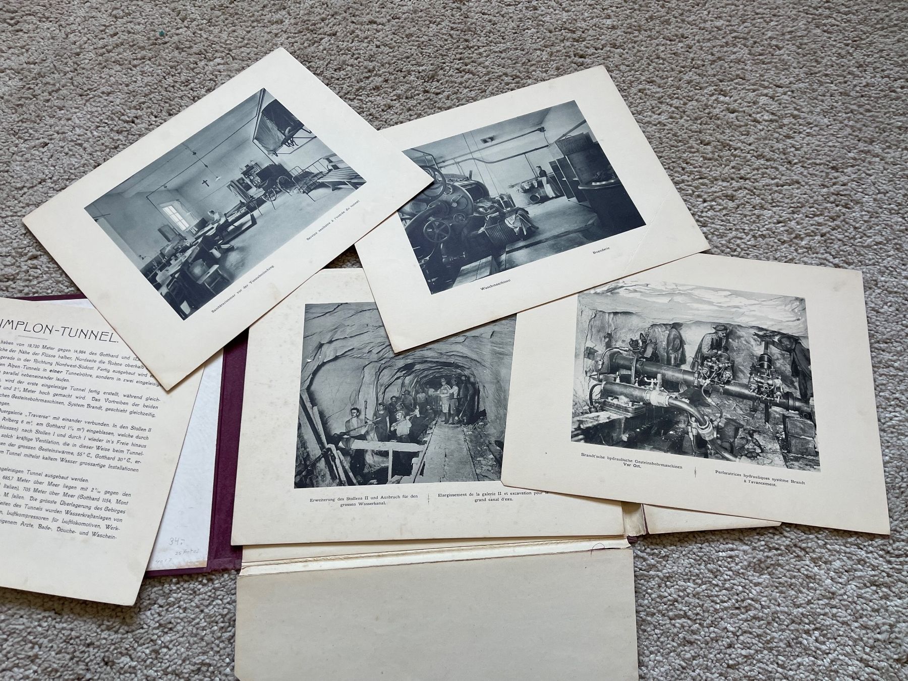 Libri: Simplon Tunnel-Bau Nord Seite – Usato da Kaiseraugst venduto da winnetou04 7