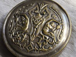 Art Déco ETP Antique Revival runde Pillendose