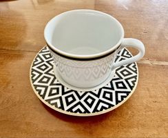 Kaffeegeschirr / Teegeschirr mit gold