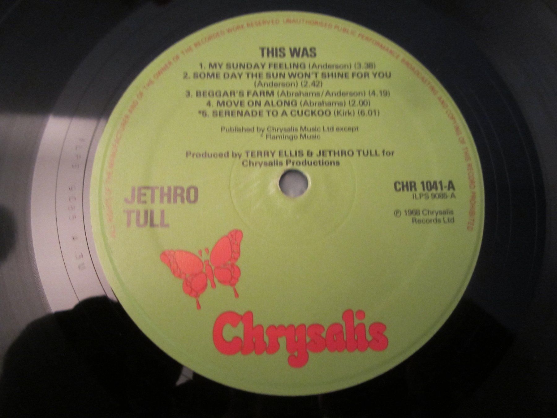 Schallplatten: Jethro Tull This Was LP Vinyl Schallplatte!!!!! – Gebraucht aus Volketswil von nemo2000 4