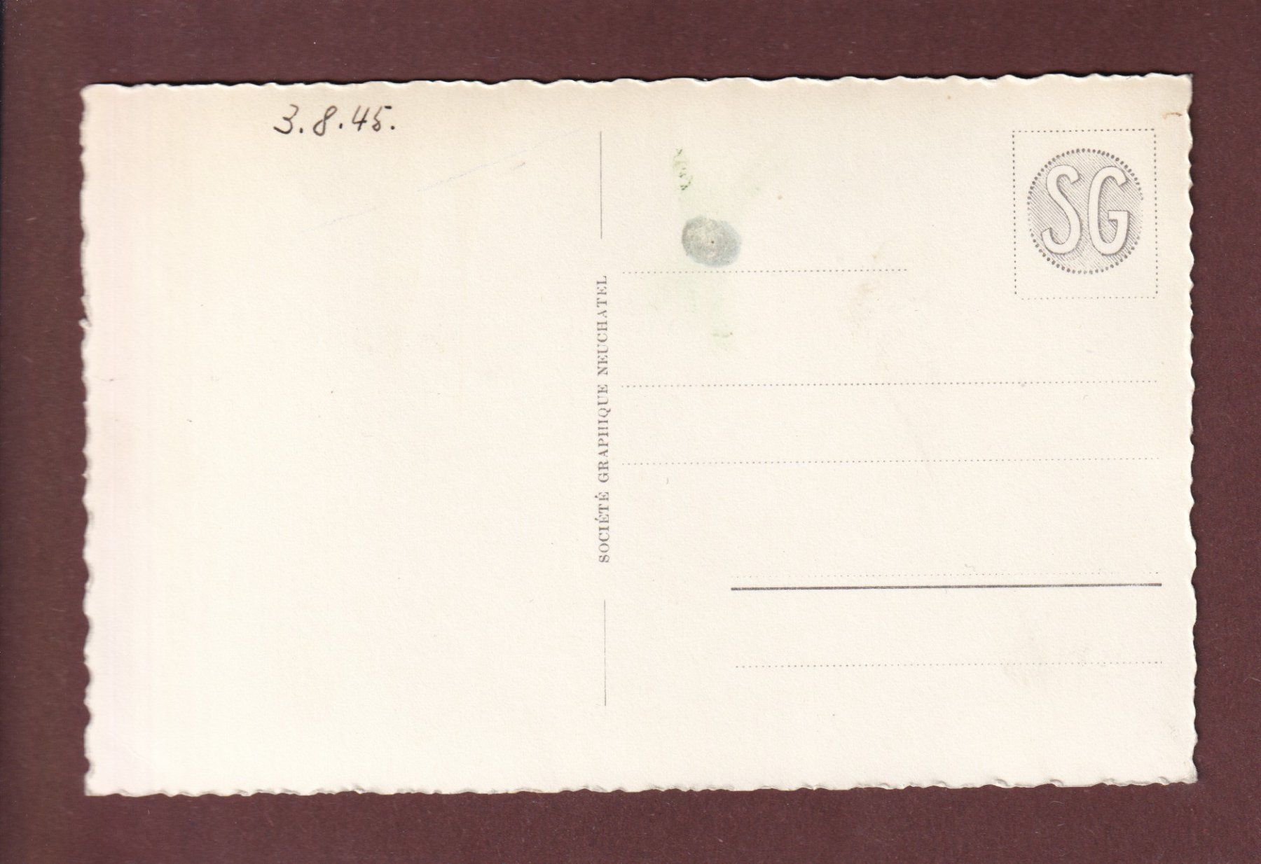 Cartoline postali: THEODULPASS - 1945 – Usato da Pully venduto da nicecards-shop 1