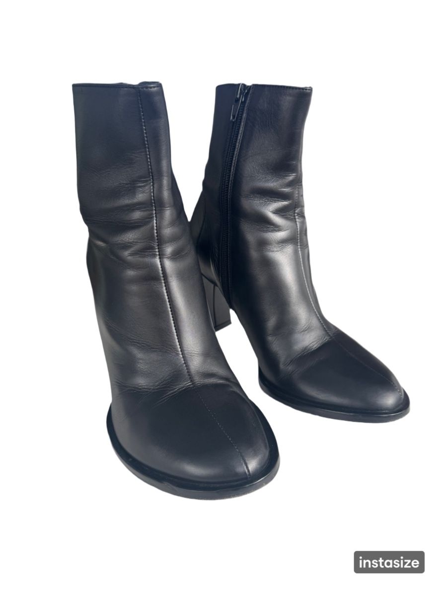Scarpe da donna: Ann Demeulemeester black leather ankle boots. – Nuovo (secondo la descrizione) da Luzern venduto da liz_6fgj 7