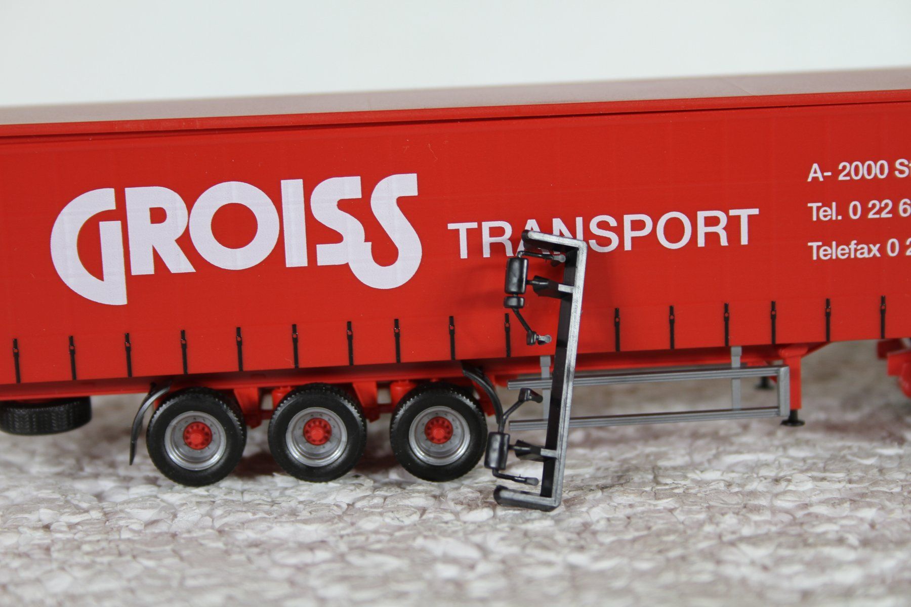 Herpa Modellini d'auto: Herpa Man Sattelzug Groiss – Usato da Triesen venduto da gleis8 4