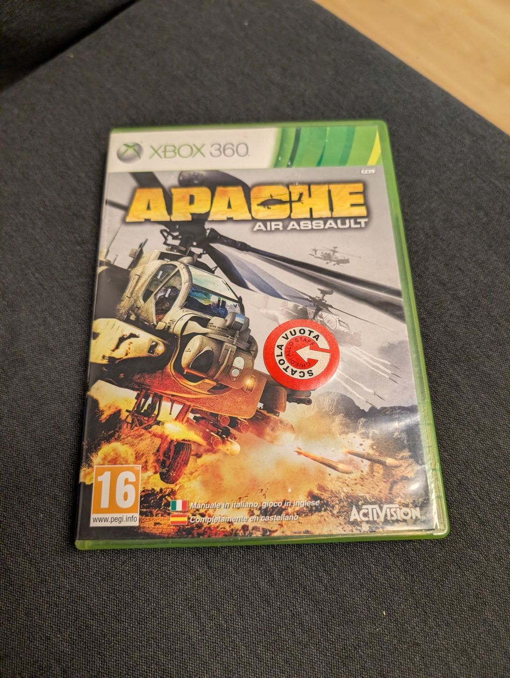 Jeux: Apache Air assault Microsoft Xbox 360 – D'occasion à Giubiasco par Tici__nerd_Giubiasco