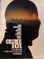 FILME FÜR DIE WAND: Original Kinoplakat von Crime 101