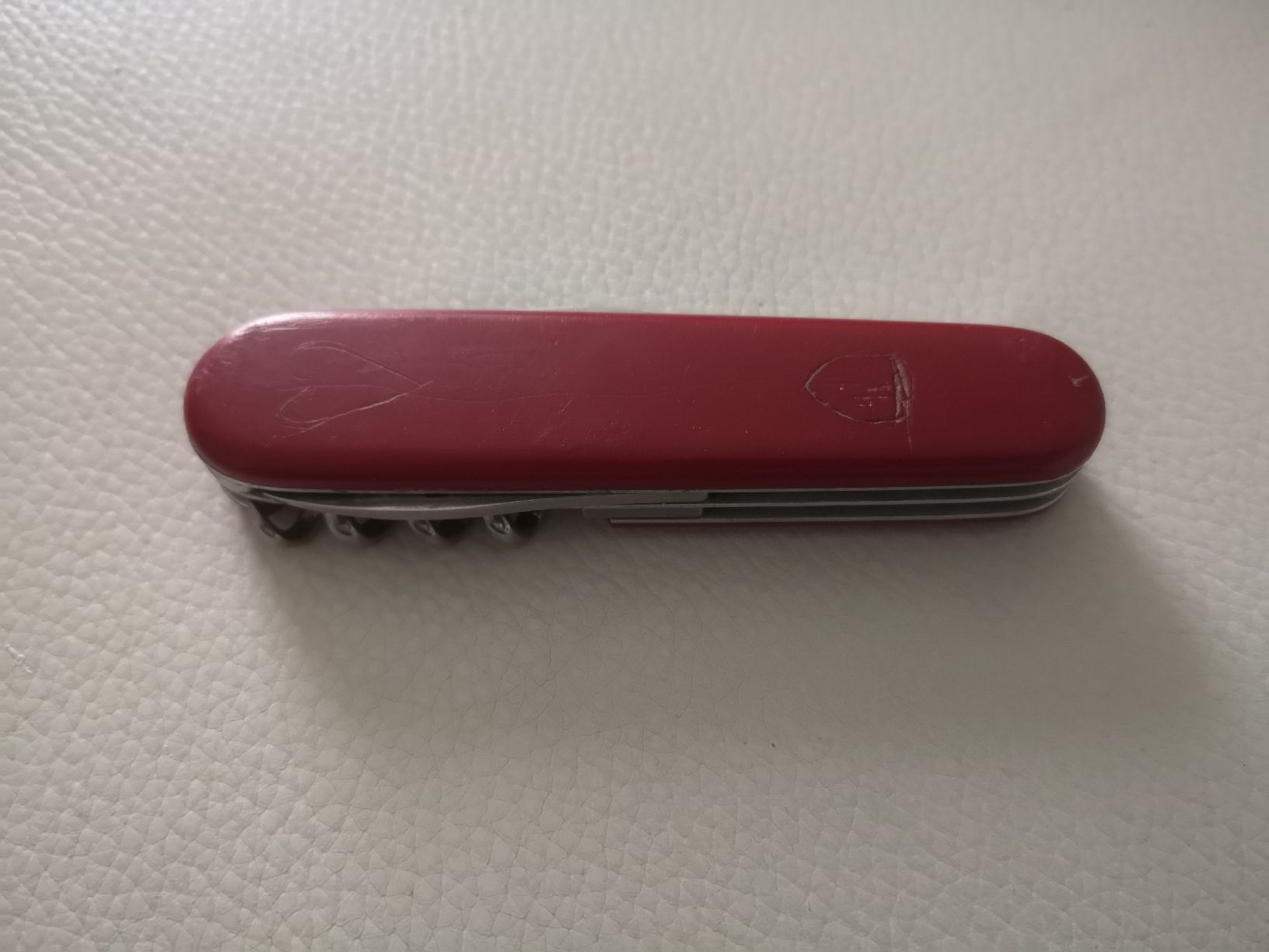 Victorinox Taschenmesser: Victorinox Offiziersmesser, rot, gebraucht, – Gebraucht aus Belp von mar_76s8 4