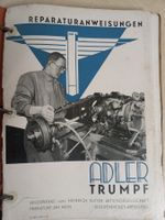Oldtimer ADLER Trumpf 32 Werkstatthandbuch Reparaturhandbuch