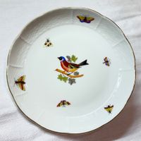 Herend Rothschild Muster handbemalter tiefer Teller 17.5x2.5