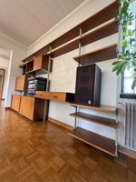 Mid-Century Modern Wandregal (Teak, 1960er / 1970er Jahre)