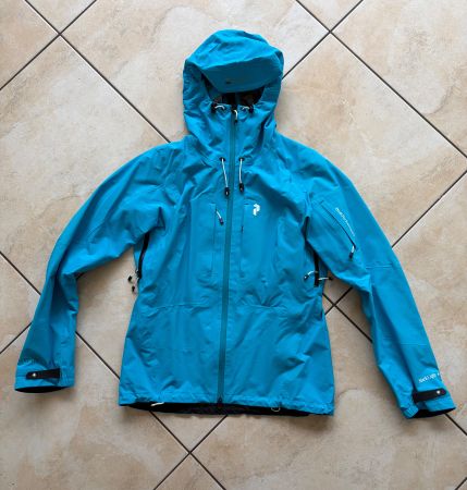Peak Performance Regenjacke Damen M blau Black Light