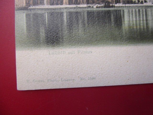 Cartoline postali: alte AK: Luzern Bahnhof mit Pilatus – Usato da Luzern venduto da Horoskop1 1