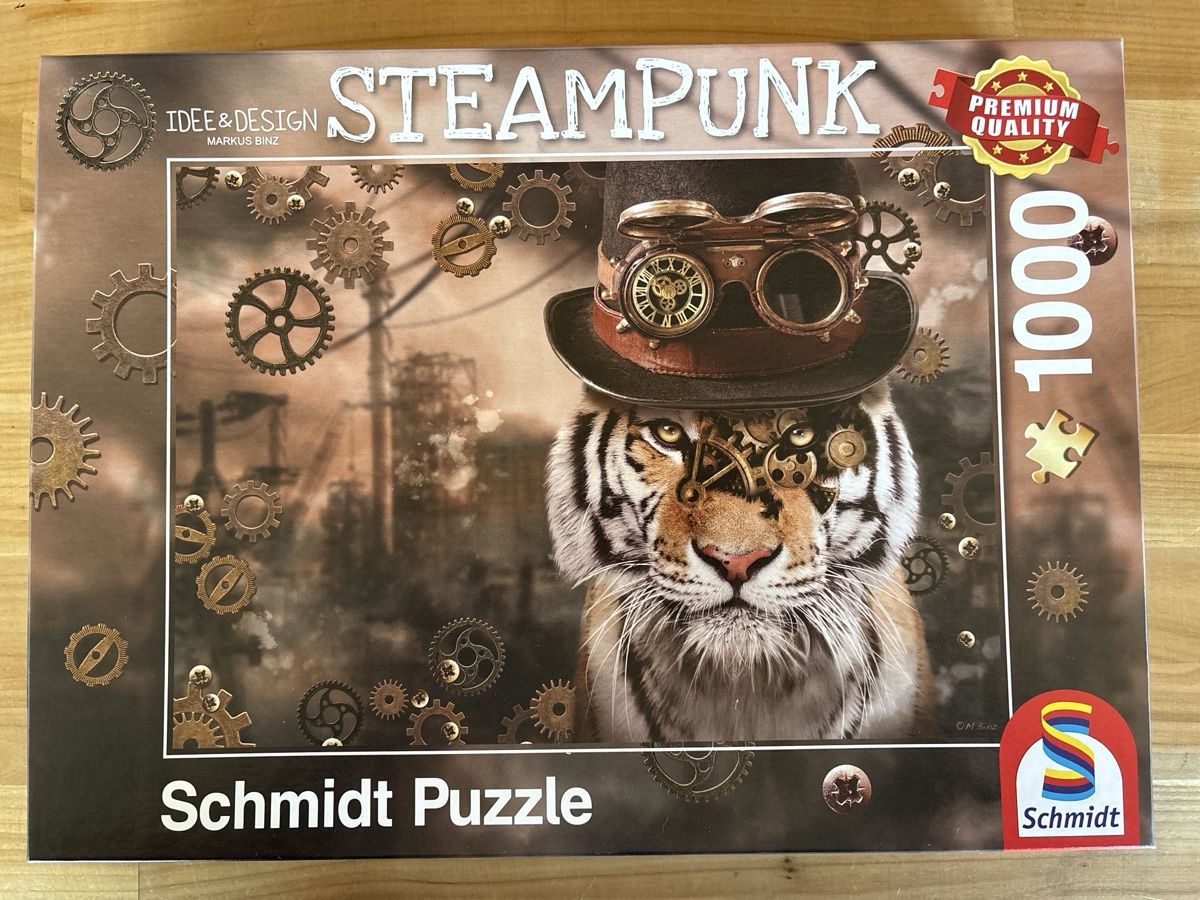 Puzzles: Puzzle 1000 / Steampunk Tiger – Gebraucht aus Rümlang von Sambas19