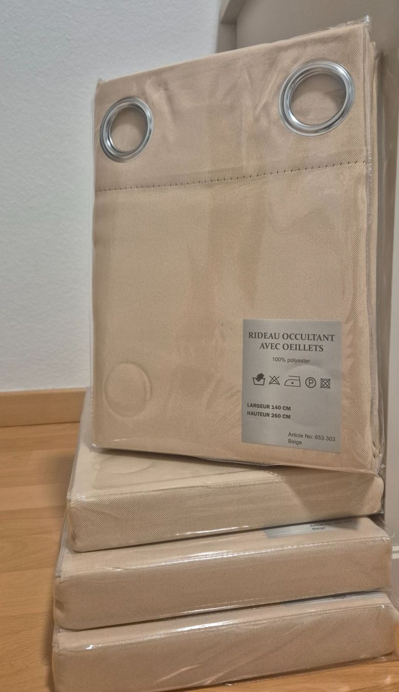 Tende: Ösen Verdunkelung Vorhänge – Nuovo e nell'imballaggio originale da Mellingen venduto da Loewe2006 1