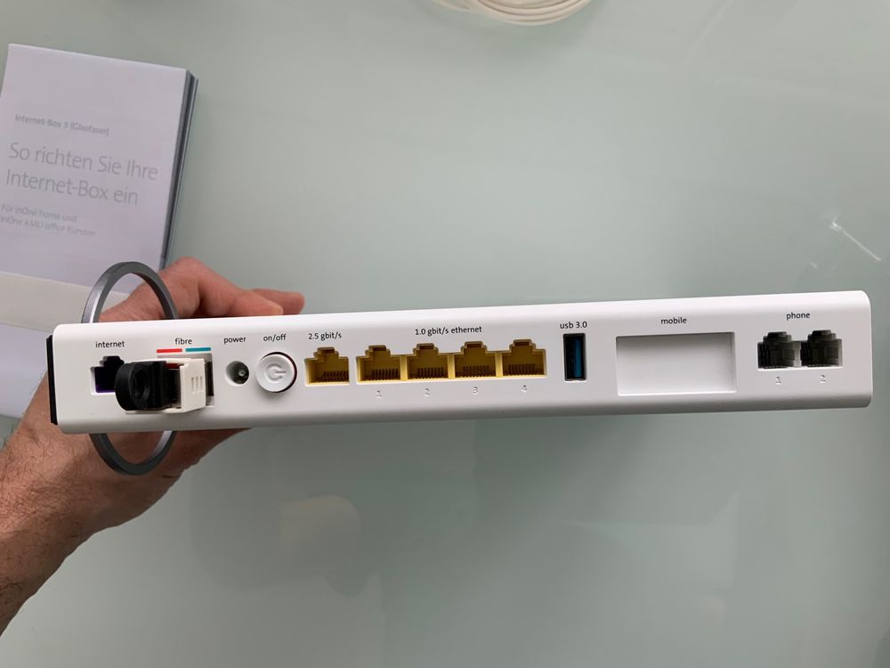 Swisscom Internet-Box 3 für Kupfer- und Glasfaseranschluss | Kaufen auf ...