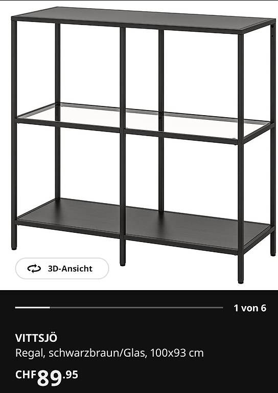 Regale: 2 Ikea Regale Vittsjö – Gebraucht aus Luzern von estrellitaa15 1