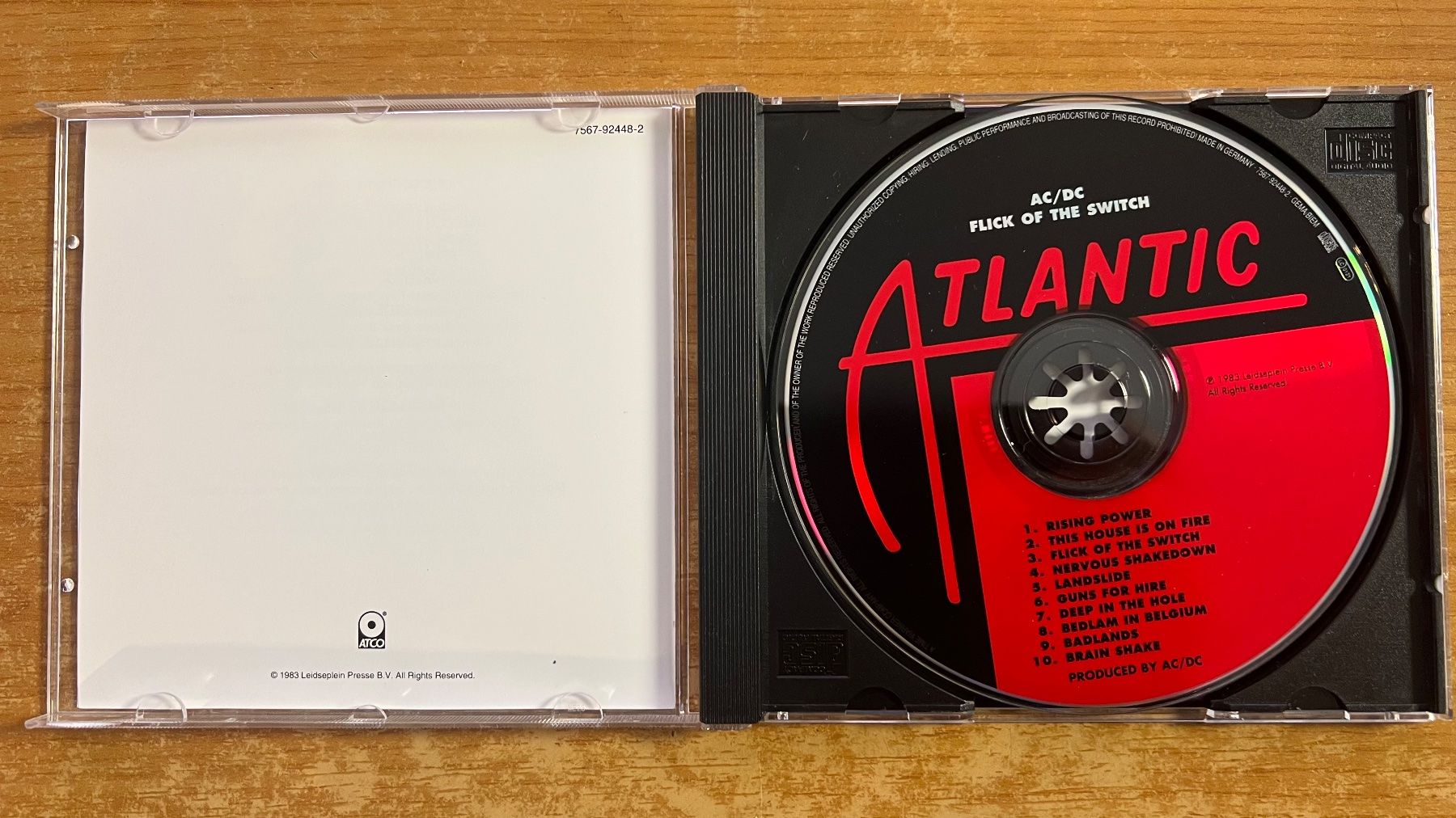 CD: AC/DC - Flick Of The Switch / CD - D-Press. 1994 – Usato da Gais venduto da soundcave57 2